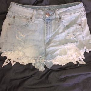 American eagle jean shorts